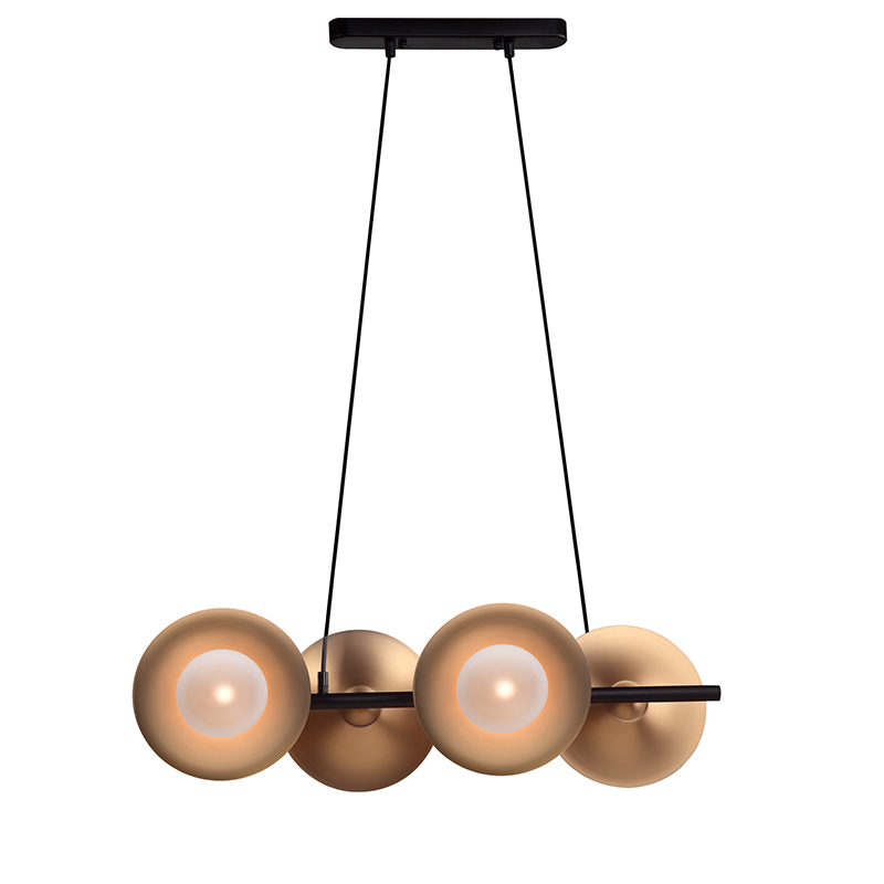 Φωτιστικό Οροφής Πολύφωτο Aca Layla HL4324P68BB Brass