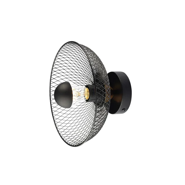Απλίκα Τοίχου Aca Kobe HL45841W25B Black
