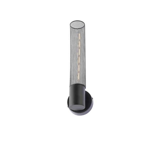 Απλίκα Τοίχου Aca Alcatraz OD601W39BK Black