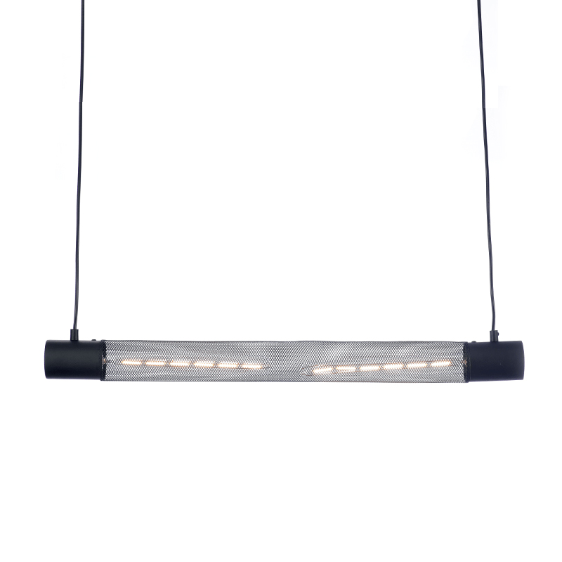 Φωτιστικό Οροφής Δίφωτο Aca Alcatraz OD602P72BK Black