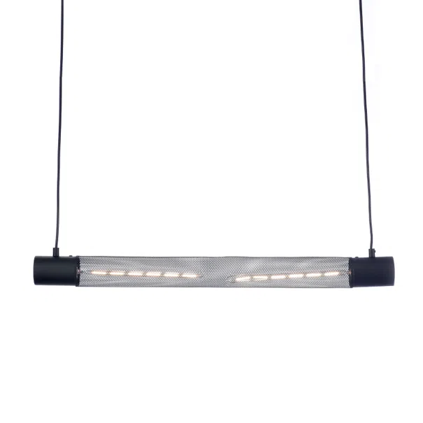 Φωτιστικό Οροφής Δίφωτο Aca Alcatraz OD602P72BK Black