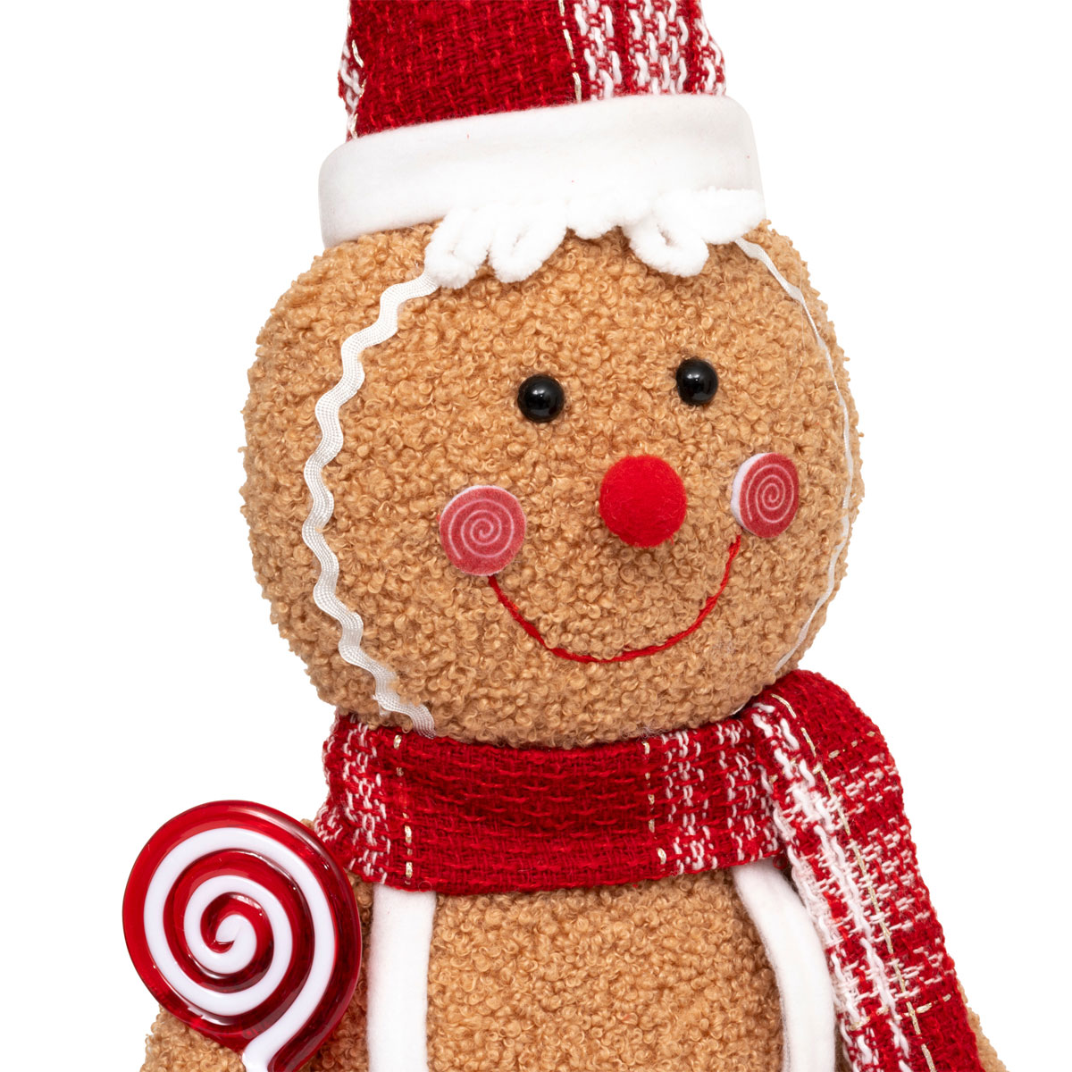 Χριστουγεννιάτικο Λούτρινο (21X12X49) A-S Gingerbread Girl 208408 Χριστουγεννιάτικα Spitishop Διακοσμητικά Spitishop