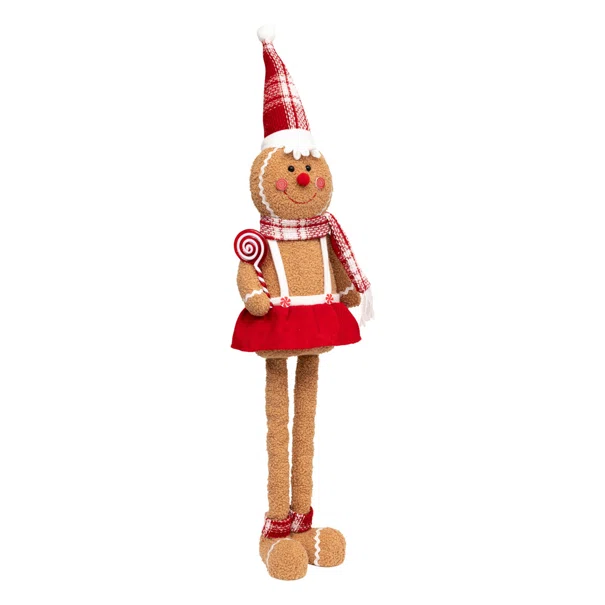 Χριστουγεννιάτικο Λούτρινο (23x13x61) A-S Gingerbread Girl 208409