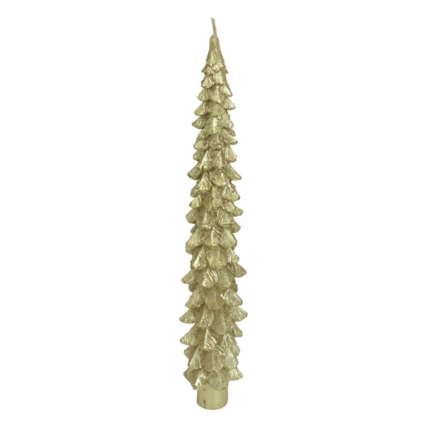 Κεριά Για Κηροπήγιο 25εκ. (Σετ 2τμχ) A-S Gold Tree 208429A