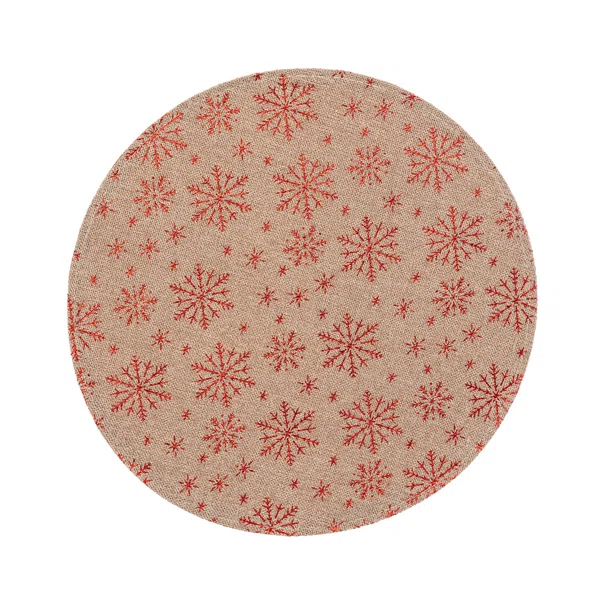 Χριστουγεννιάτικο Σουπλά (Φ38) A-S Red Snowflake 208502B