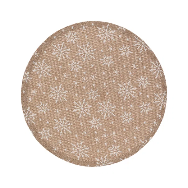 Χριστουγεννιάτικο Σουπλά (Φ38) A-S White Snowflake 208502C