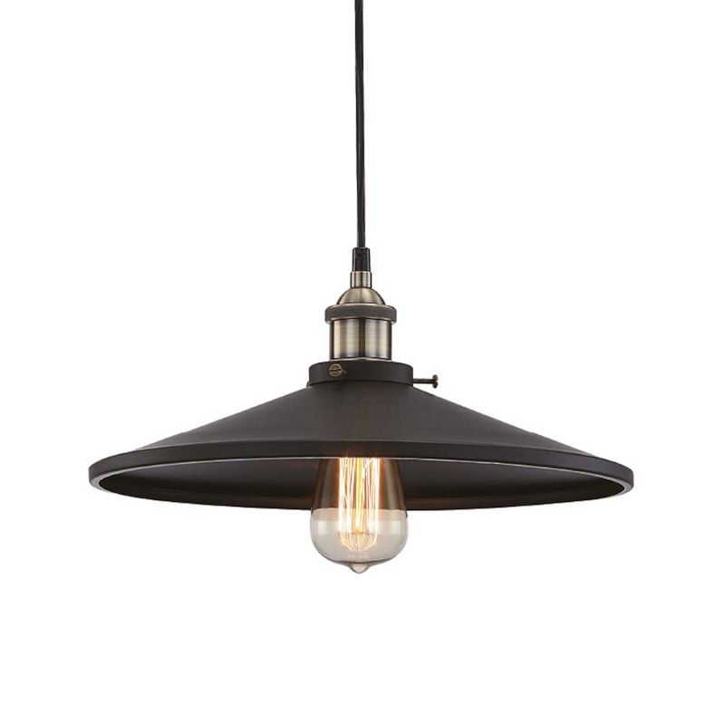 Φωτιστικό Οροφής Μονόφωτο Aca Hippolyte KS1288P361BK Black