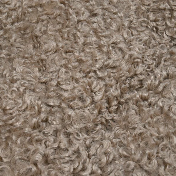 Διακοσμητικό Μαξιλάρι Μπουκλέ (Φ40x28) S-F Cozy Life Taupe C0E008001