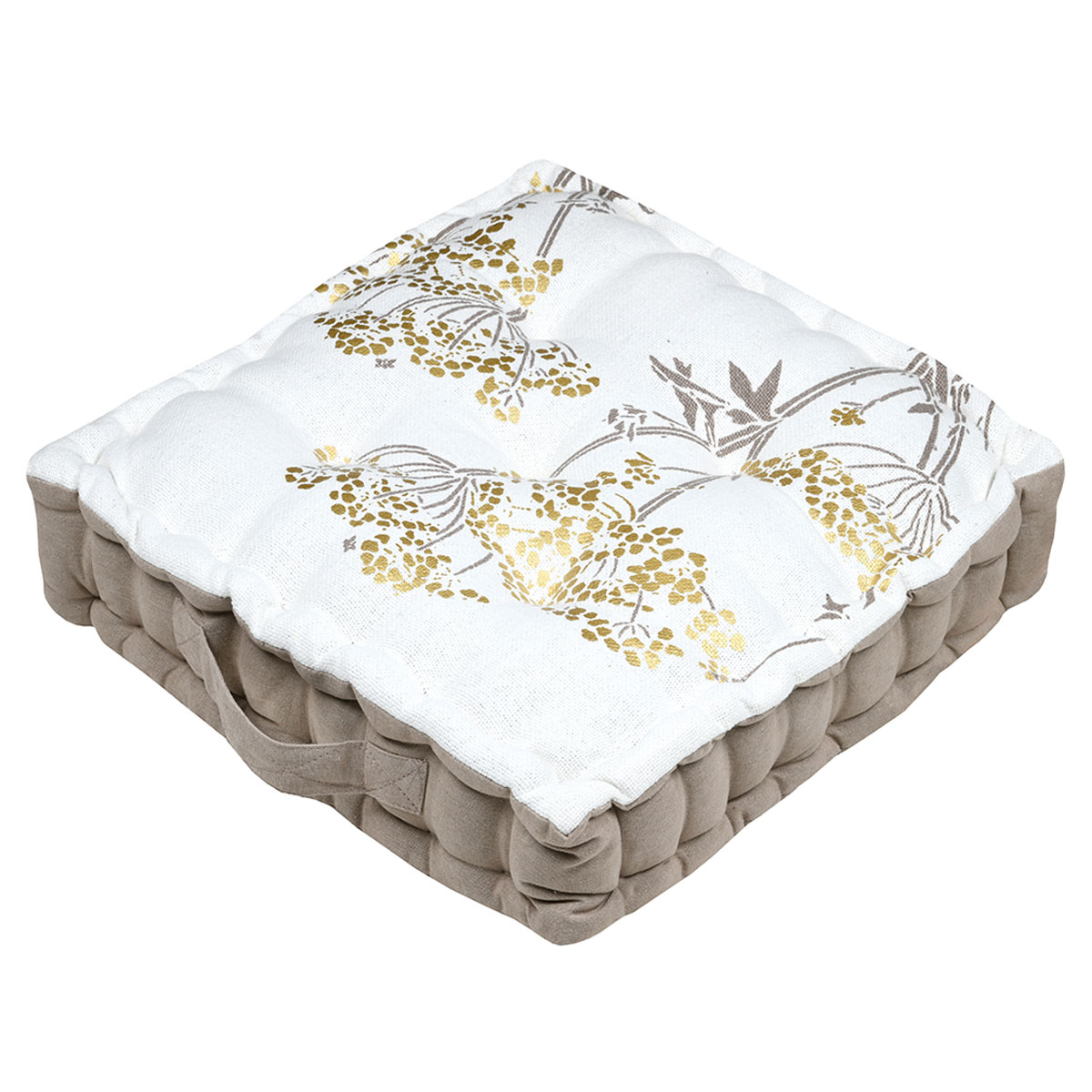 Μαξιλάρα Δαπέδου (45X45X10) S-F Oriana Or C5D938001 Λευκά Είδη Σαλονιού Μαξιλάρια Spitishop