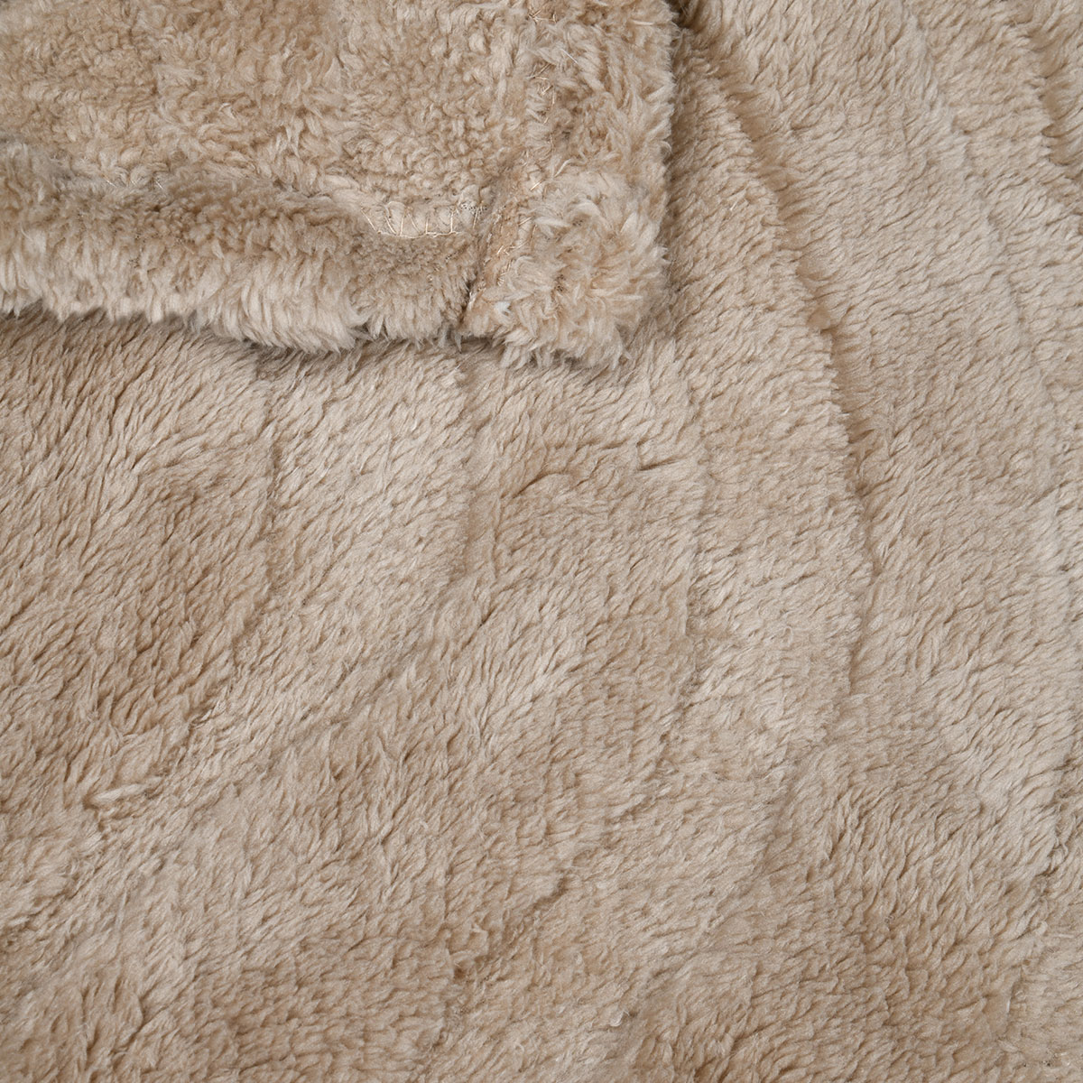 Κουβέρτα Καναπέ Fleece (130X160) S-F Fauves Naturel P2D939003 Λευκά Είδη Σαλονιού Κουβέρτες Spitishop