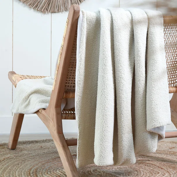 Κουβέρτα Καναπέ Fleece (160x200) S-F Paddou Naturel P3D525002