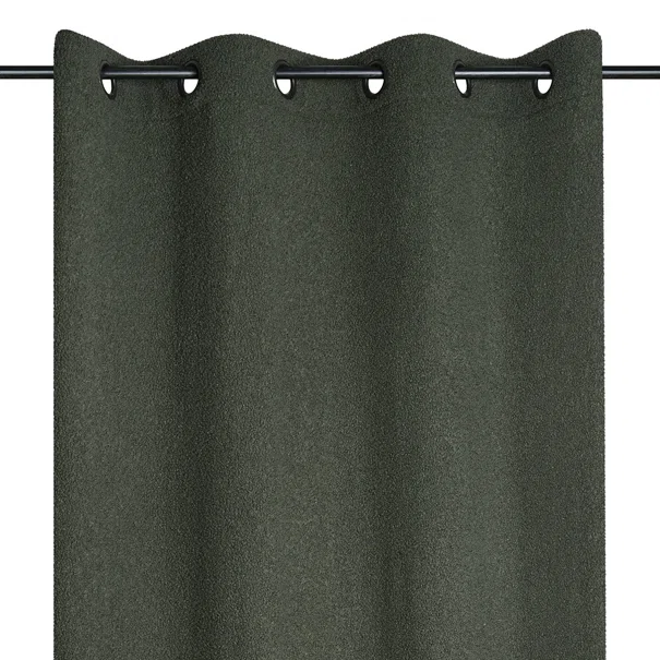 Κουρτίνα Μπουκλέ (140x260) Με Τρουκς S-F Paddou Khaki R6D525004