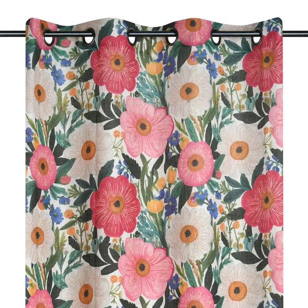 Κουρτίνα (135x260) Με Τρουκς S-F Betty Multicolor R6D911001