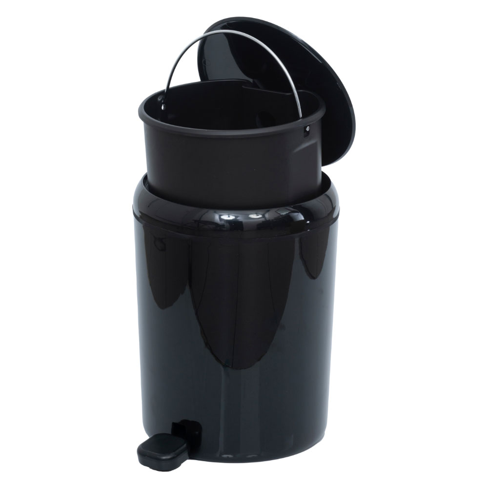 Κάδος Απορριμμάτων (Φ23X28) Rainbow Space 5Lt Μαύρο 5320001 Μπάνιο Αξεσουάρ Μπάνιου Κάδοι Spitishop