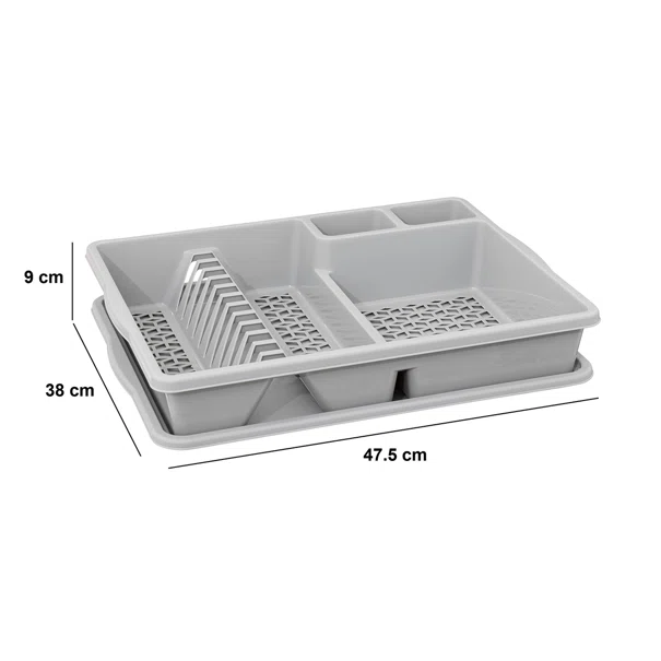 Στραγγιστήρι Πιάτων (47.5x38x9) F-V Drainer 189897 L.Grey