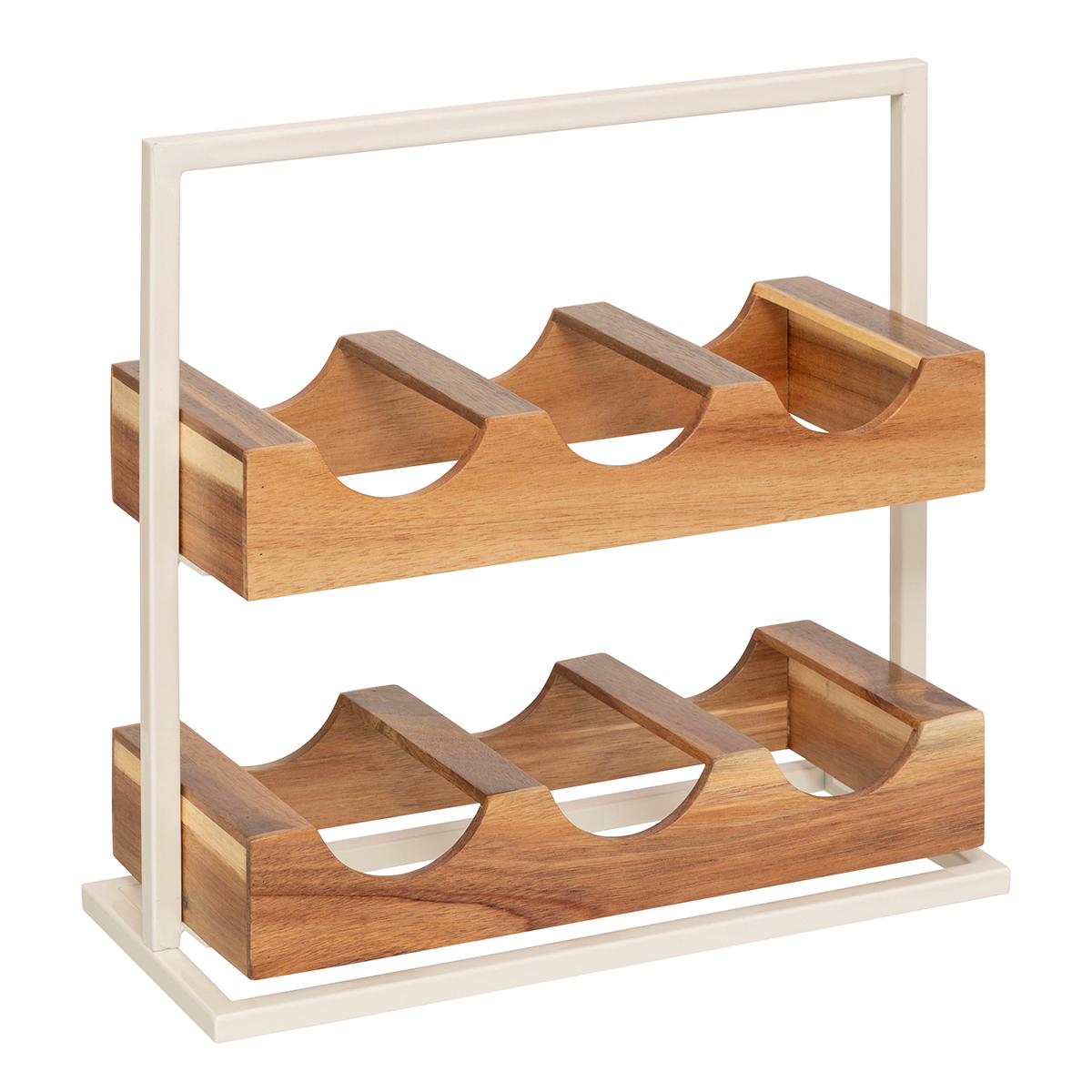 Μπουκαλοθήκη 6 Θέσεων (36X15X35) F-V Rack 190137 Διακόσμηση Μπουκαλοθήκες Spitishop