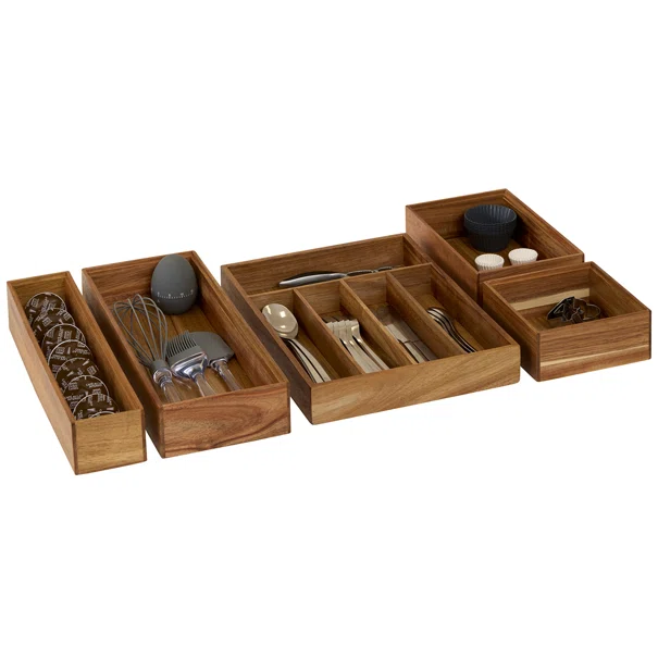 Θήκη Για Μαχαιροπίρουνα (35x26x5) F-V Acacia Organizer 190264