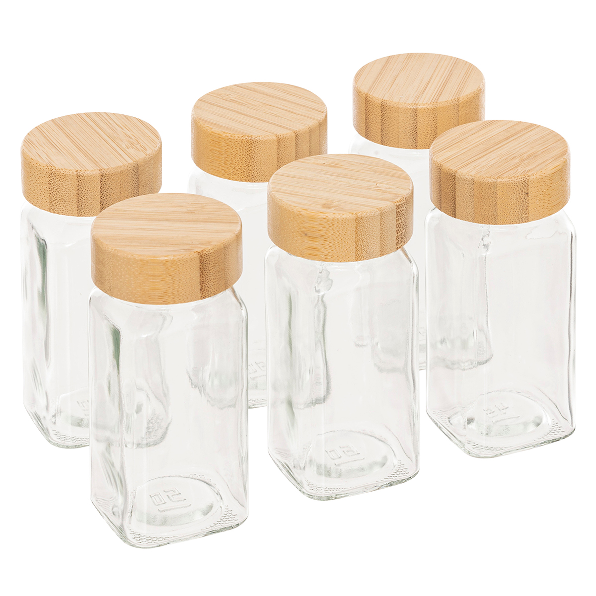 Βαζάκια Μπαχαρικών (Σετ 6τμχ) F-V Spice Jars 209279