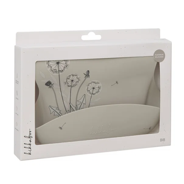 Σαλιάρα Σιλικόνης 6+ Μηνών (23.5x23.5) Kikka Boo Flora Sand