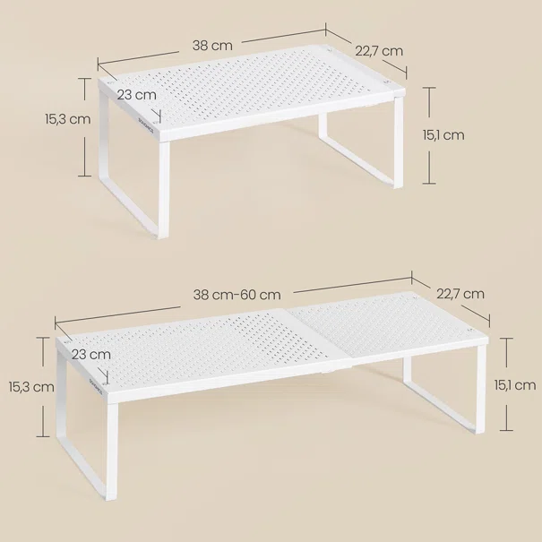 Ράφι Οργάνωσης Επεκτεινόμενο (38x23x15.3) Songmics KCS007W01