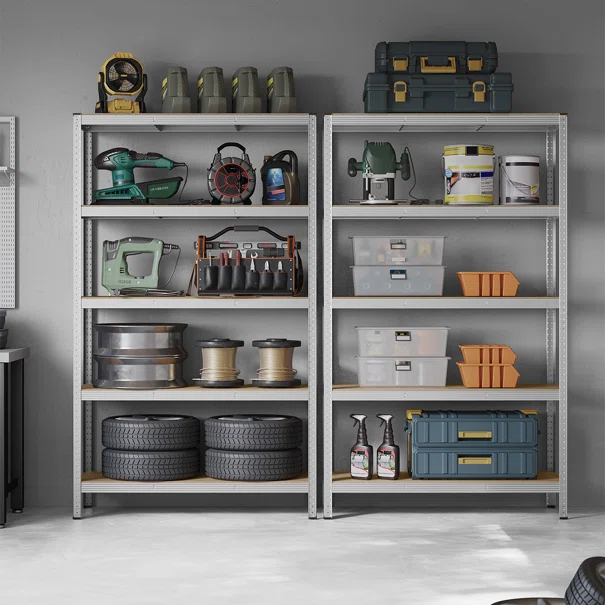 Μεταλλική Ραφιέρα Δαπέδου 5 Θέσεων (120x60x200) Songmics GLR060E01