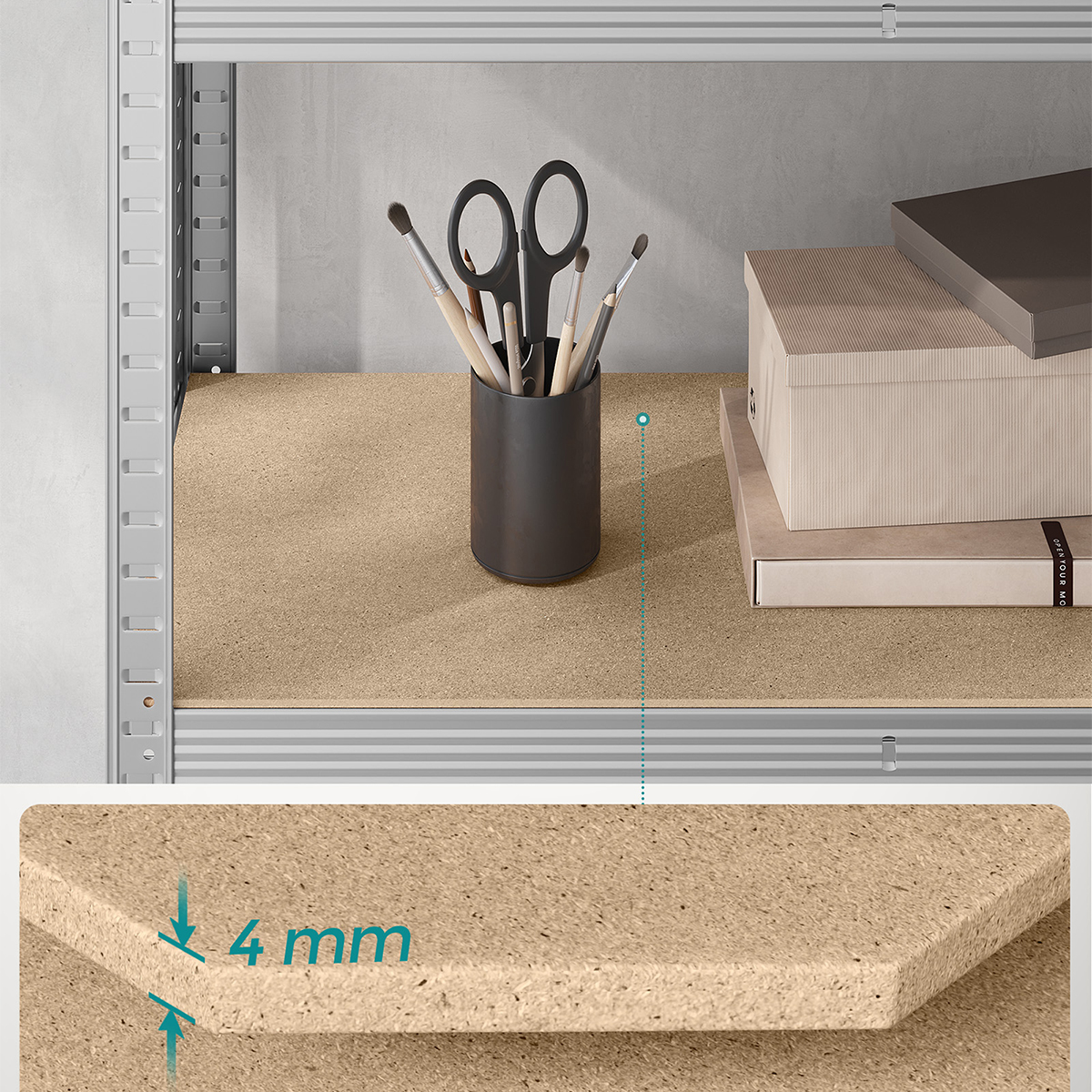 Μεταλλική Ραφιέρα Δαπέδου 5 Θέσεων (120X60X200) Songmics Glr060E01 Έπιπλα Βιβλιοθήκες - Ραφιέρες Μεταλλικές Spitishop