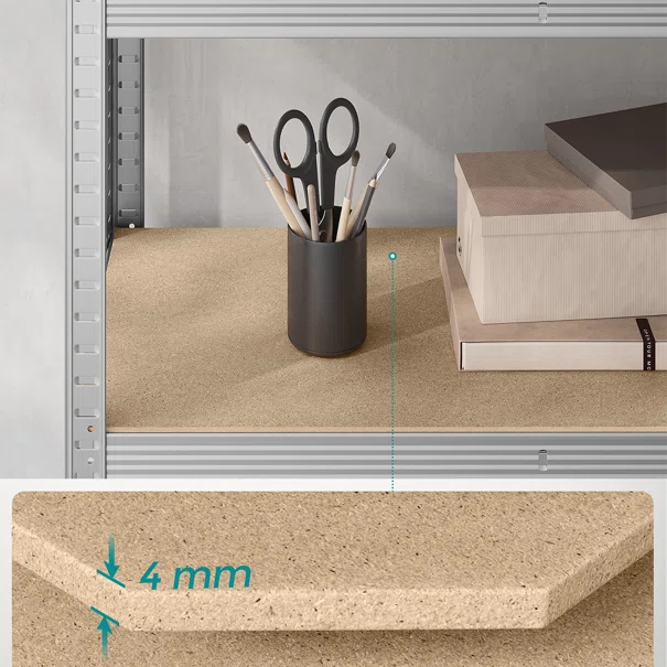 Μεταλλική Ραφιέρα Δαπέδου 5 Θέσεων (120x60x200) Songmics GLR060E01