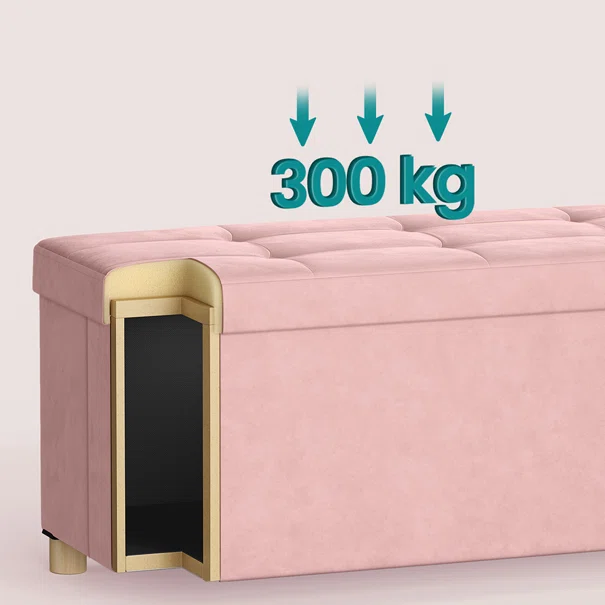 Ταμπουρέ Με Αποθηκευτικό Χώρο (110x38x40) Songmics LSF0518R02