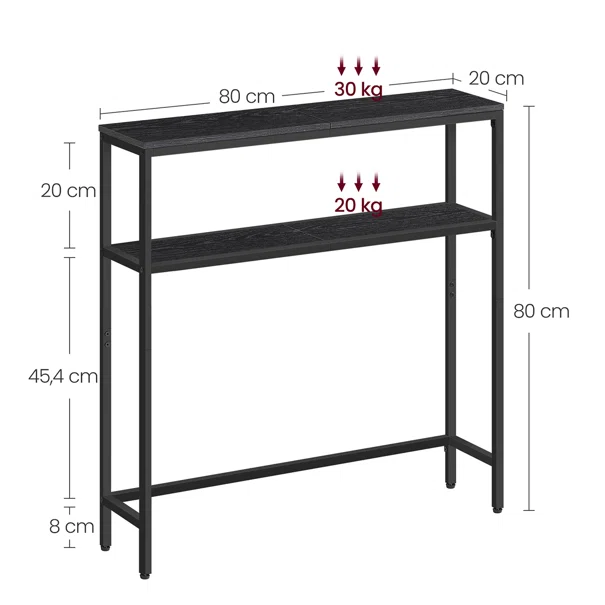 Κονσόλα Εισόδου (80x20x80.9) Vasagle LNT130B22V1