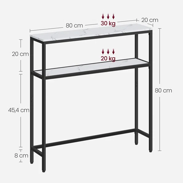 Κονσόλα Εισόδου (80x20x80.9) Vasagle LNT130W59V1