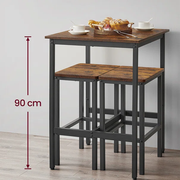 Τραπέζι Μπαρ (60x60x92) Vasagle LBT25X