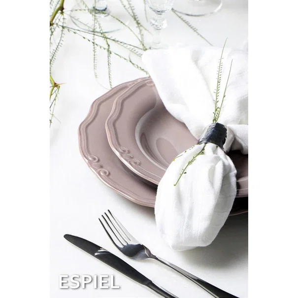 Πιάτο Φαγητού Ρηχό (Φ26) Espiel Fulya Brown-Grey RSG201K6