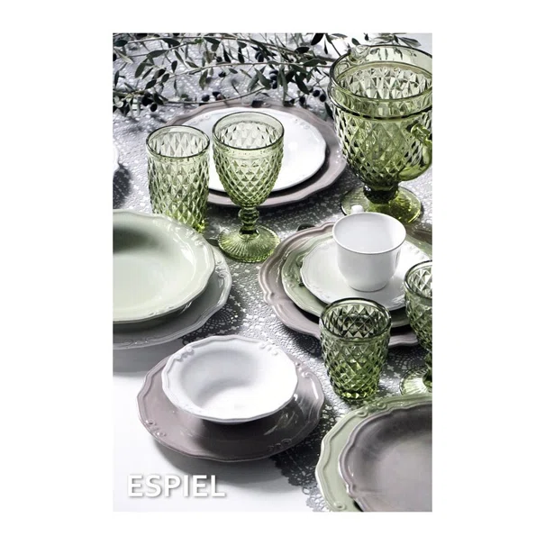 Πιάτο Φαγητού Ρηχό (Φ26) Espiel Fulya Brown-Grey RSG201K6