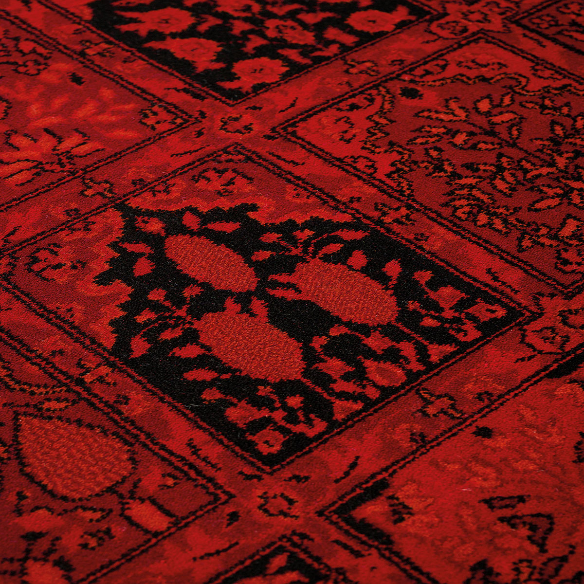 Χαλί (160X230) Βιοκαρπέτ Mauri 01736A Burgundy Χαλιά Σαλονιού Χειμερινά Boho Spitishop