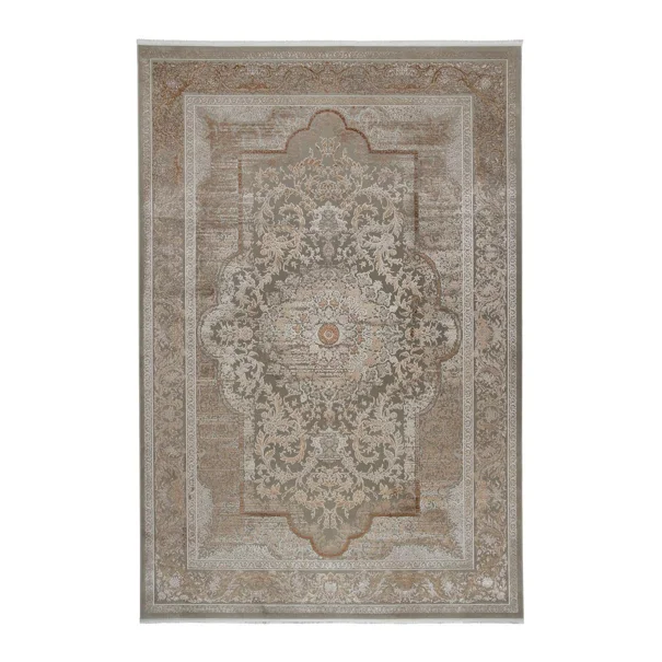 Χαλί Διαδρόμου (80x220) Βιοκαρπέτ Arcadia 7102A Grey/Beige