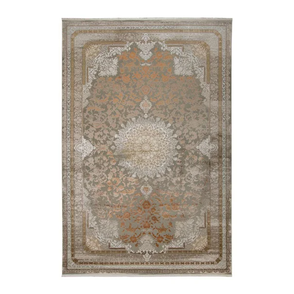 Χαλί (160x230) Βιοκαρπέτ Arcadia 7103A Cream/Brown