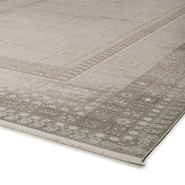 Χαλί Διαδρόμου (80x150) Βιοκαρπέτ Arcadia 7124A Cream/Beige