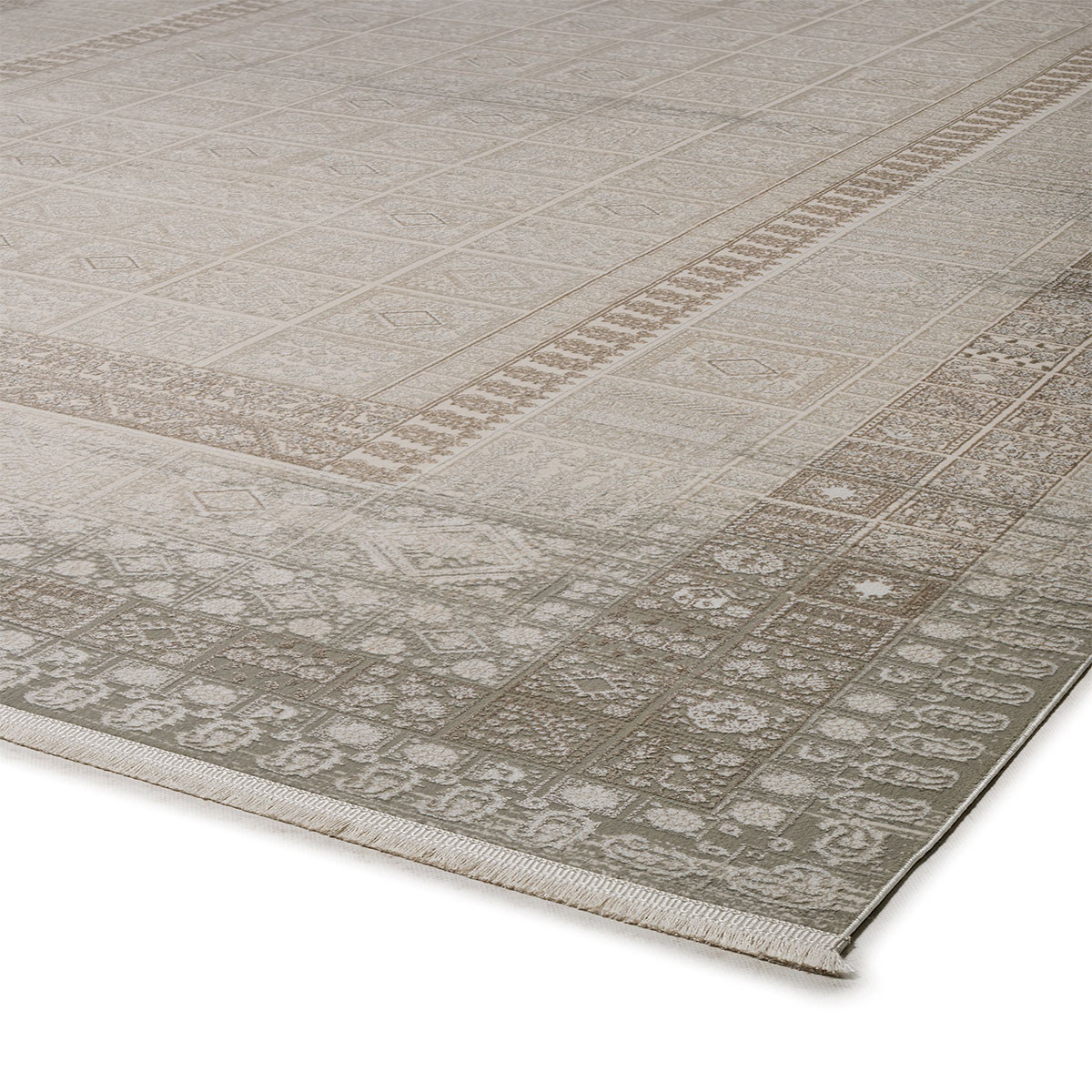 Χαλί (200x250) Βιοκαρπέτ Arcadia 7124A Cream/Beige