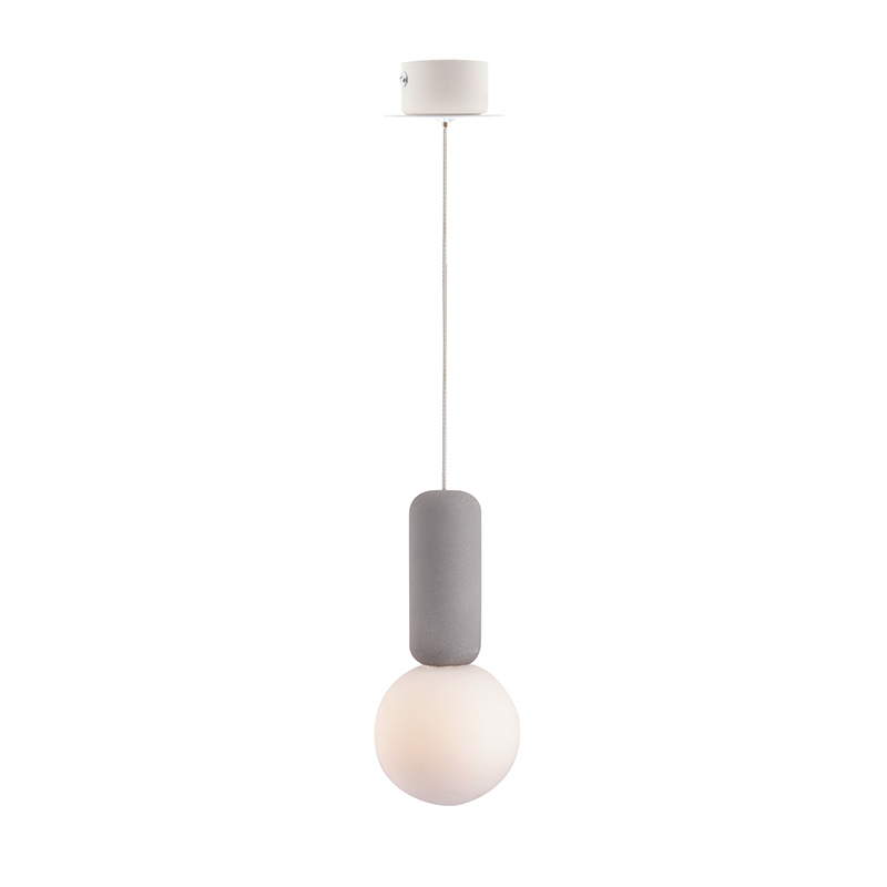 Φωτιστικό Οροφής Μονόφωτο Aca Venus MK421P10G Cement