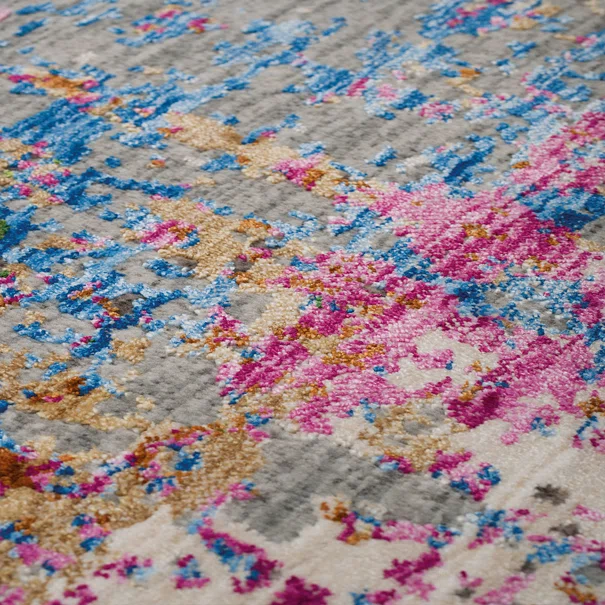 Χαλί (140x200) Βιοκαρπέτ Sonoro KI/30A L.Grey/Blue