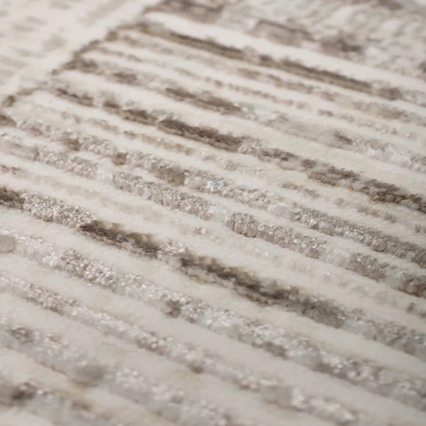 Χαλί (160x230) Βιοκαρπέτ Senbrun 9309A White/L.Vison