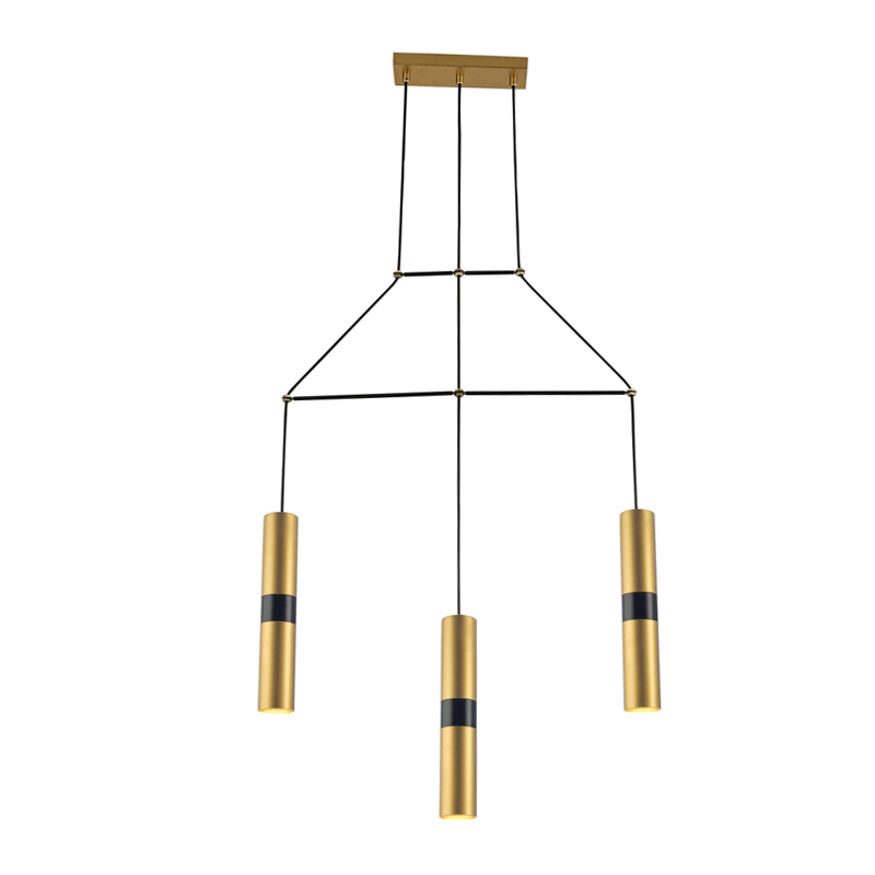 Φωτιστικό Οροφής Τρίφωτο Aca Da Vinci HM853P66BR Gold