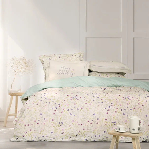 Παπλωματοθήκη Υπέρδιπλη (Σετ 220x240) 2 Όψεων Nima Dream Garden
