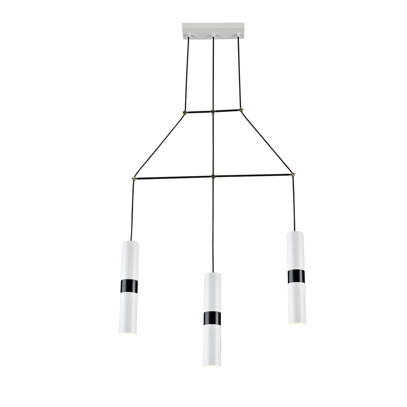 Φωτιστικό Οροφής Τρίφωτο Aca Da Vinci HM853P66WH White