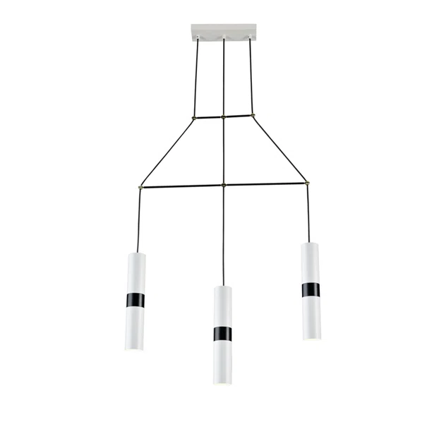 Φωτιστικό Οροφής Τρίφωτο Aca Da Vinci HM853P66WH White