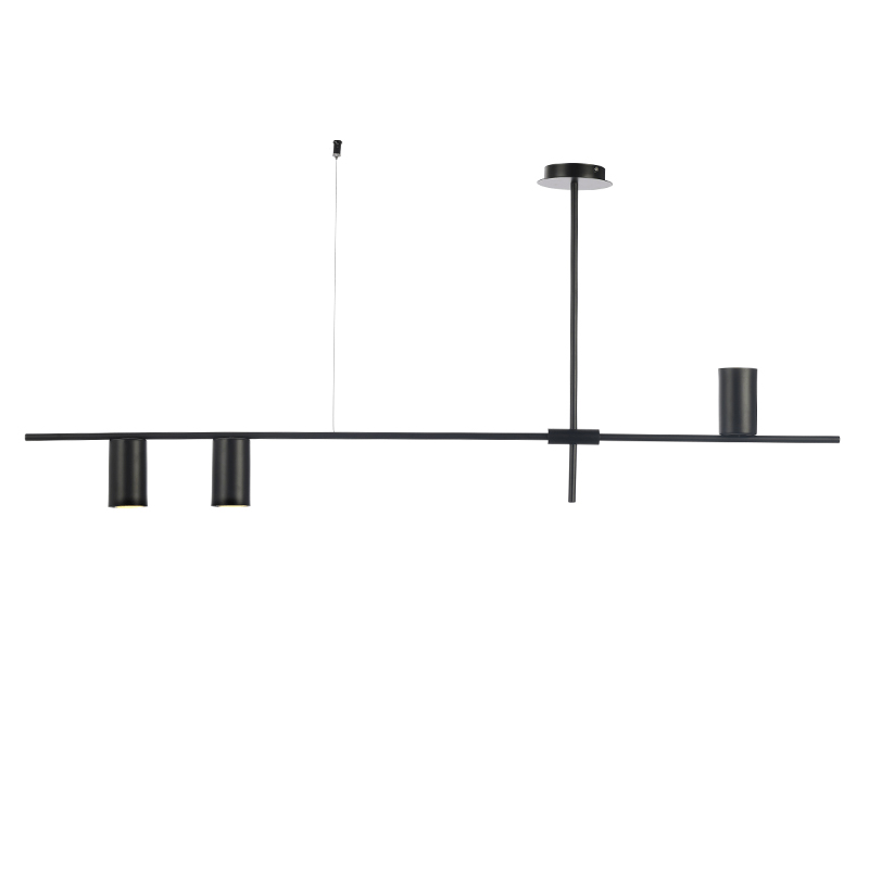 Φωτιστικό Οροφής Τρίφωτο Aca Aristo OD843C130B Black