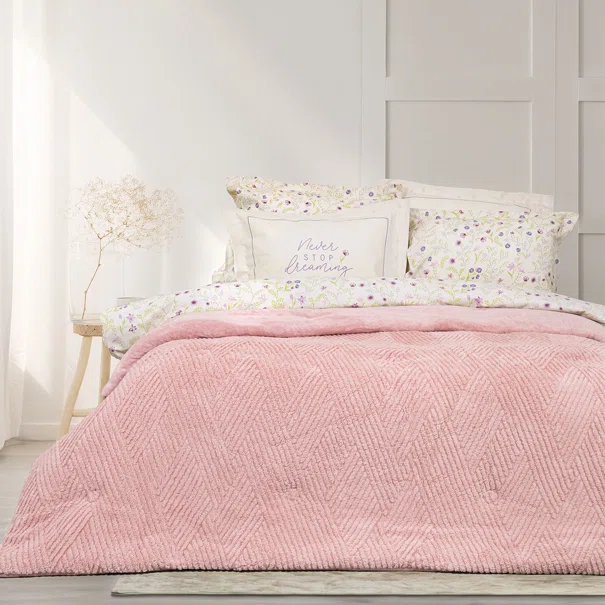 Κουβερτοπάπλωμα King Size (240x260) Nima Velva Rose