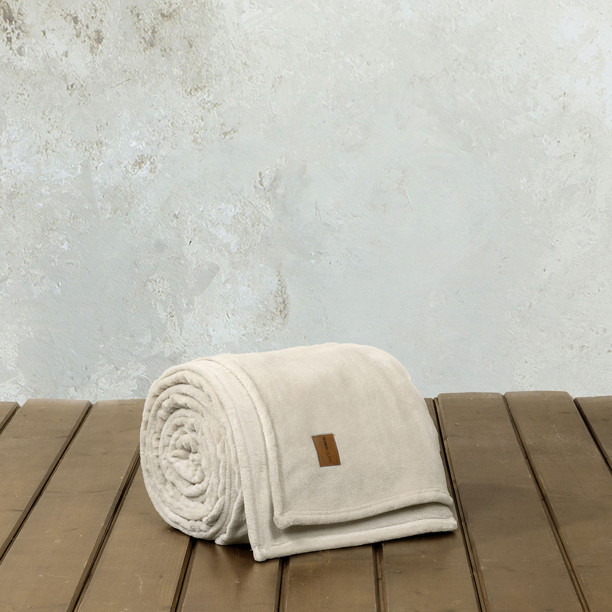 Κουβέρτα Fleece Υπέρδιπλη (220x240) Nima Alpa L.Beige