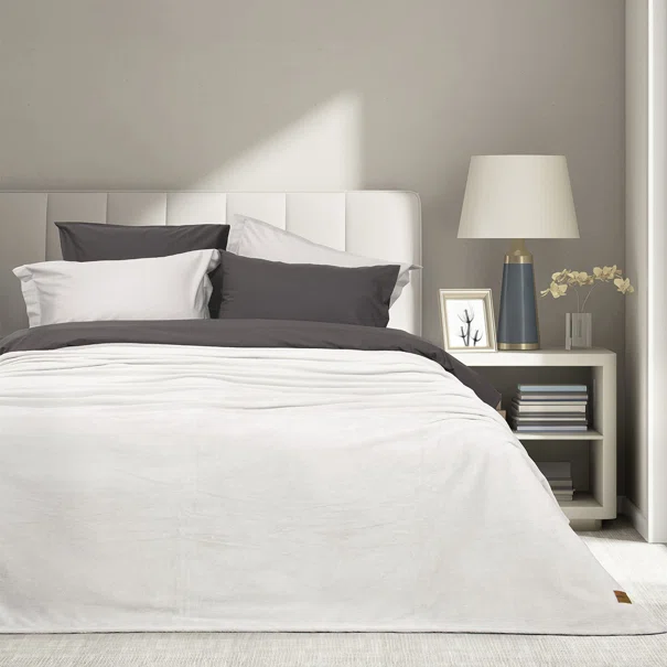 Κουβέρτα Fleece Μονή (160x220) Nima Alpa Grey