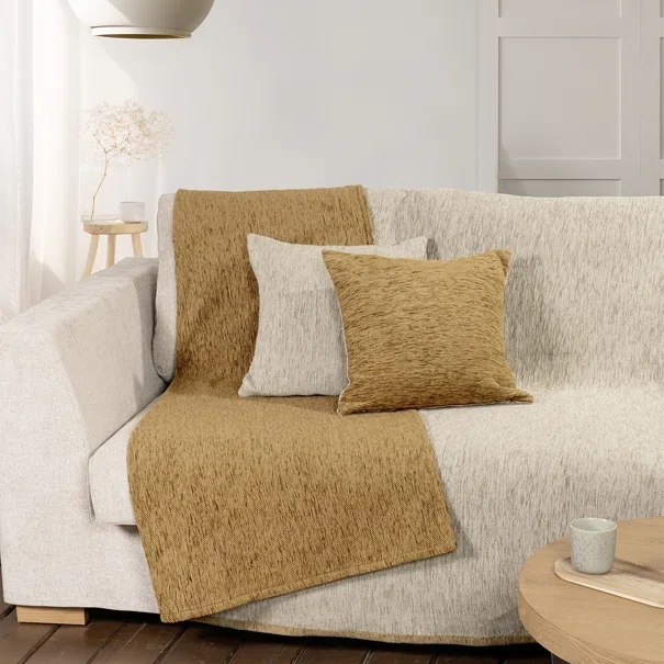 Ριχτάρι Καναπέ Διθέσιου 2 Όψεων (180x240) Nima Caldo Beige-Gold